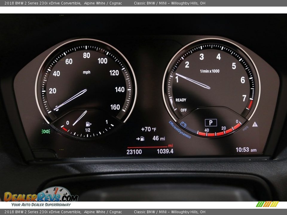 2018 BMW 2 Series 230i xDrive Convertible Gauges Photo #9