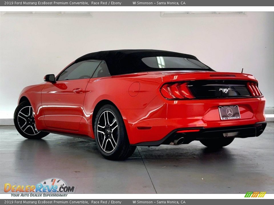 2019 Ford Mustang EcoBoost Premium Convertible Race Red / Ebony Photo #9