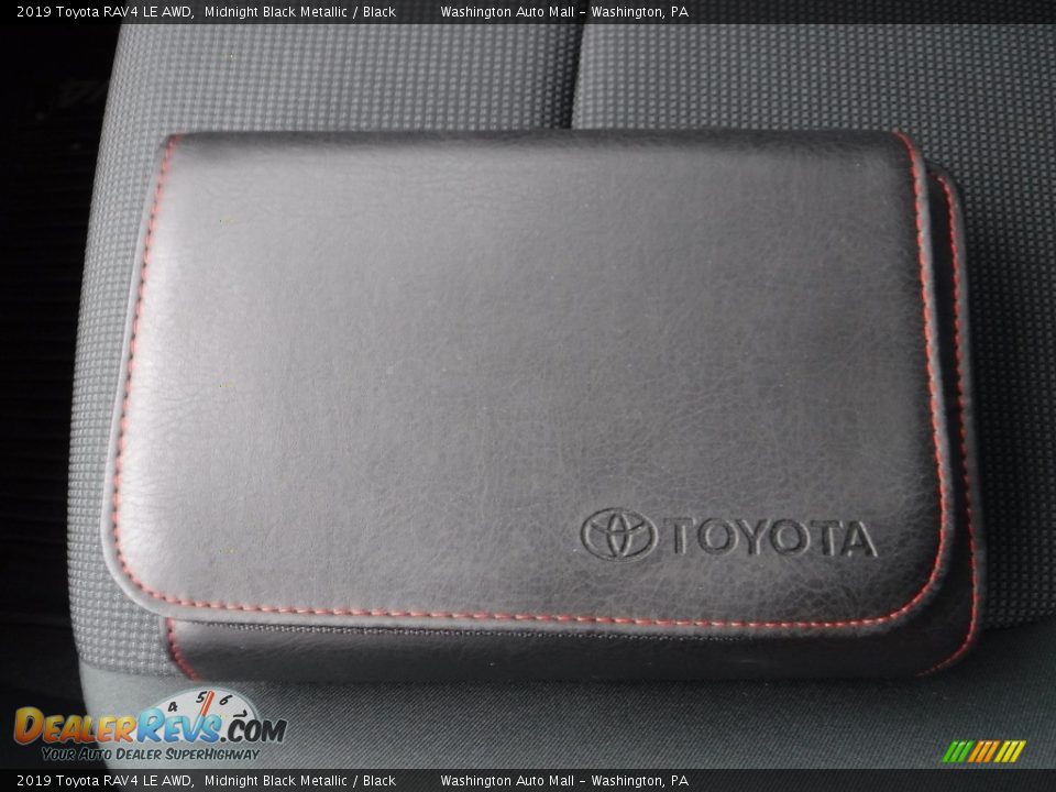 2019 Toyota RAV4 LE AWD Midnight Black Metallic / Black Photo #27
