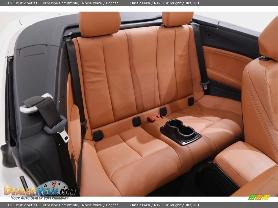 Rear Seat of 2018 BMW 2 Series 230i xDrive Convertible Photo #18