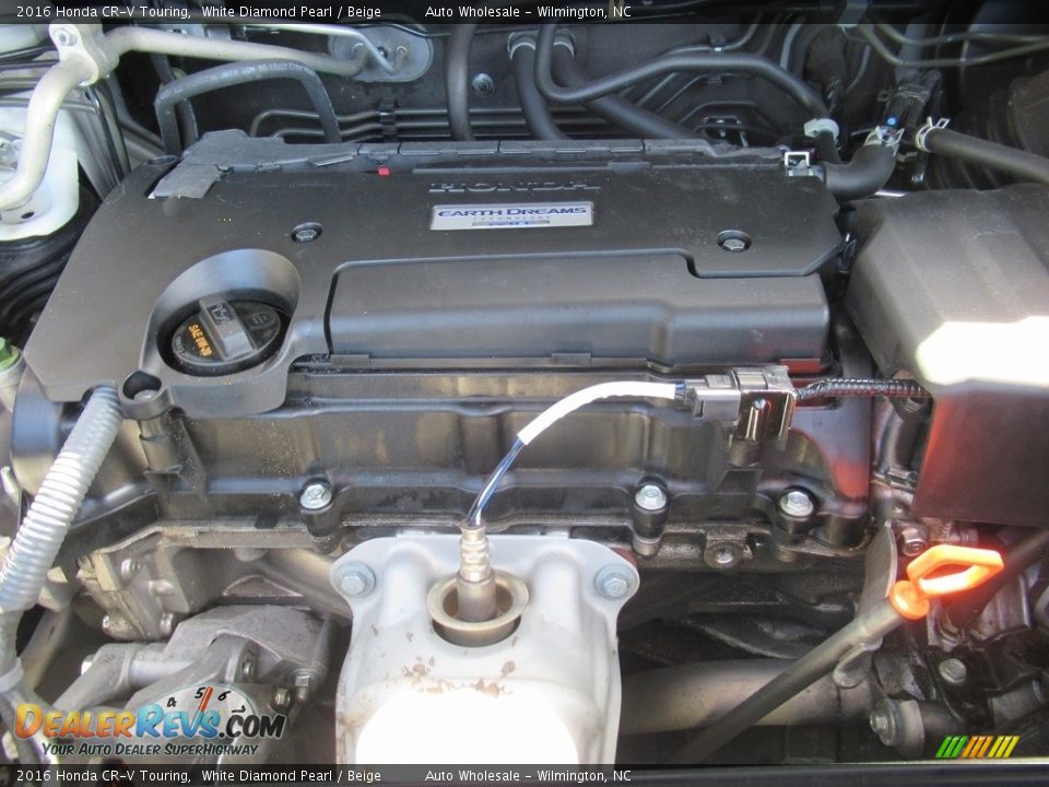 2016 Honda CR-V Touring White Diamond Pearl / Beige Photo #6