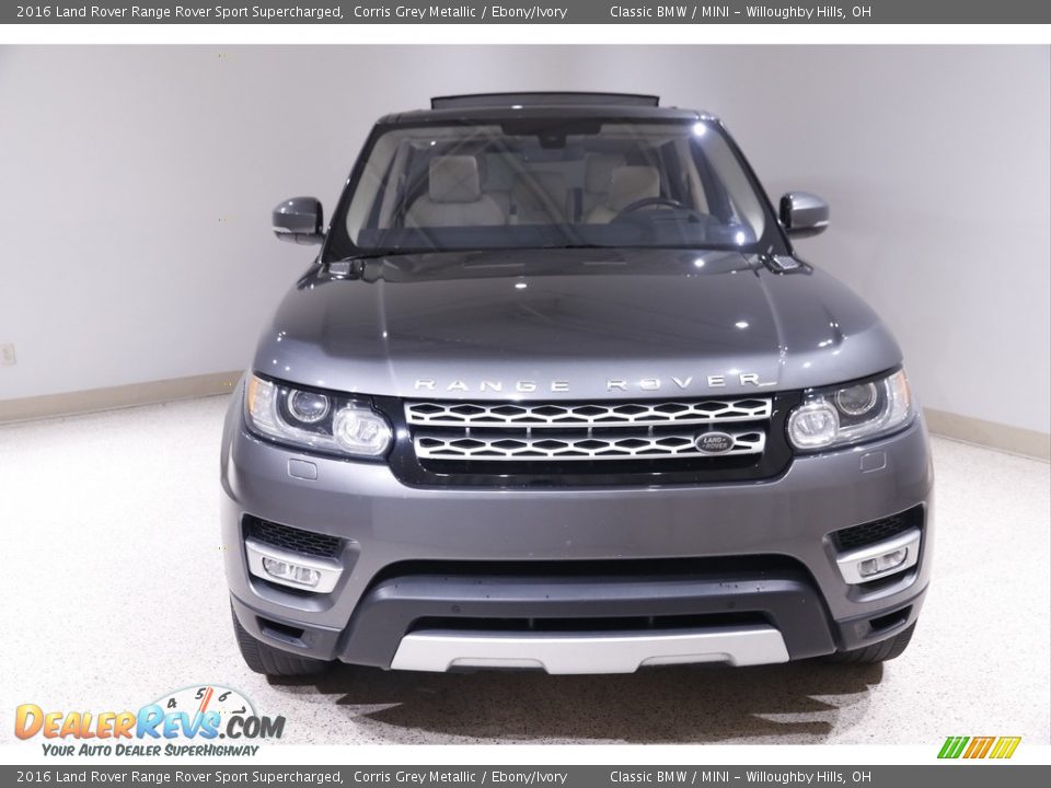 2016 Land Rover Range Rover Sport Supercharged Corris Grey Metallic / Ebony/Ivory Photo #2