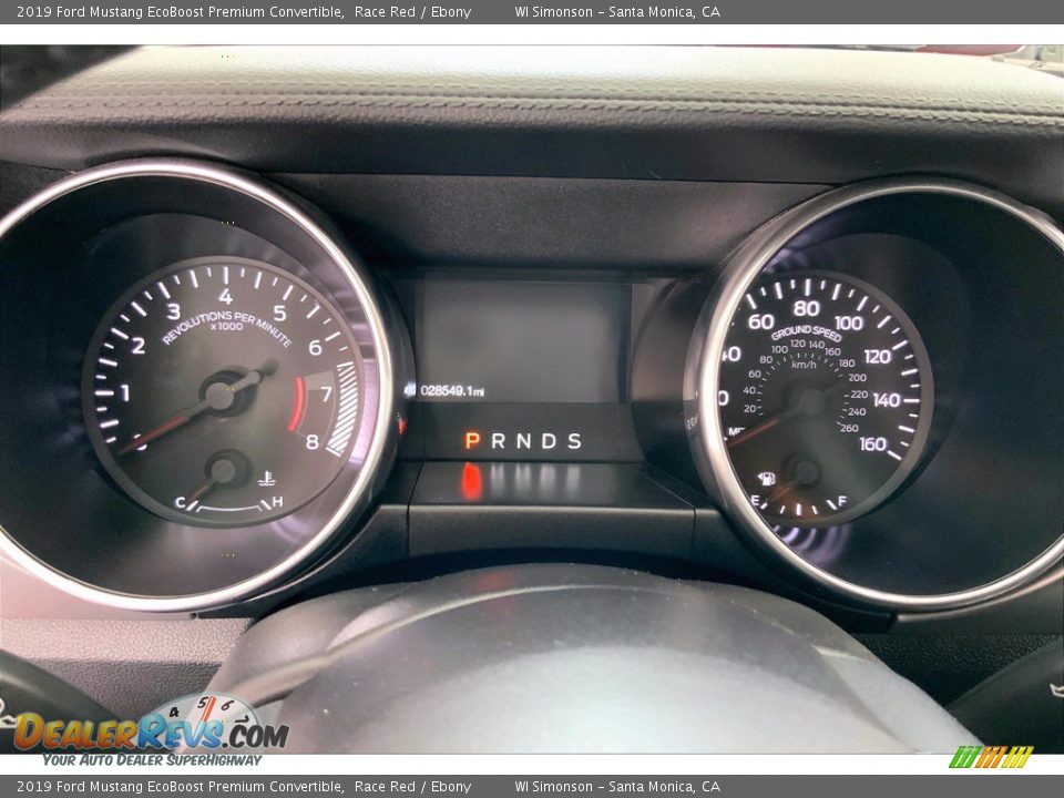 2019 Ford Mustang EcoBoost Premium Convertible Gauges Photo #22