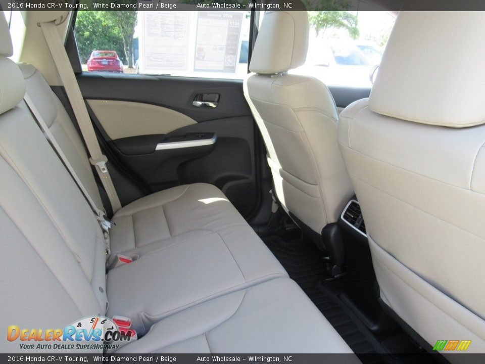 2016 Honda CR-V Touring White Diamond Pearl / Beige Photo #12