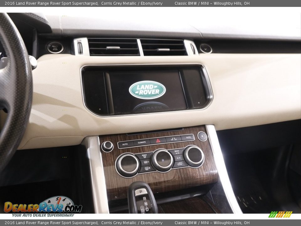 2016 Land Rover Range Rover Sport Supercharged Corris Grey Metallic / Ebony/Ivory Photo #9
