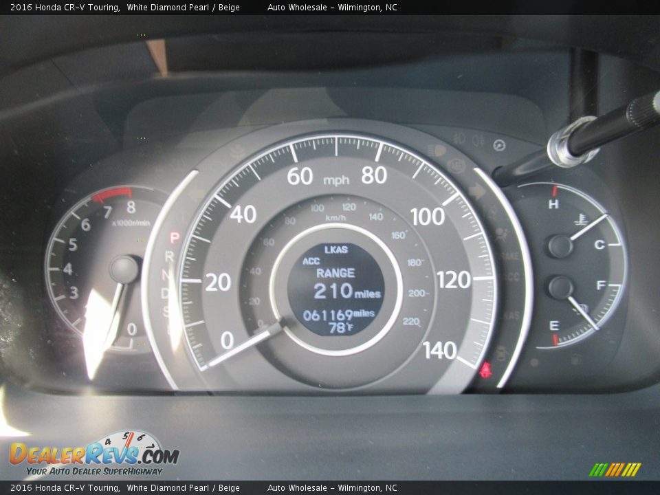 2016 Honda CR-V Touring White Diamond Pearl / Beige Photo #15