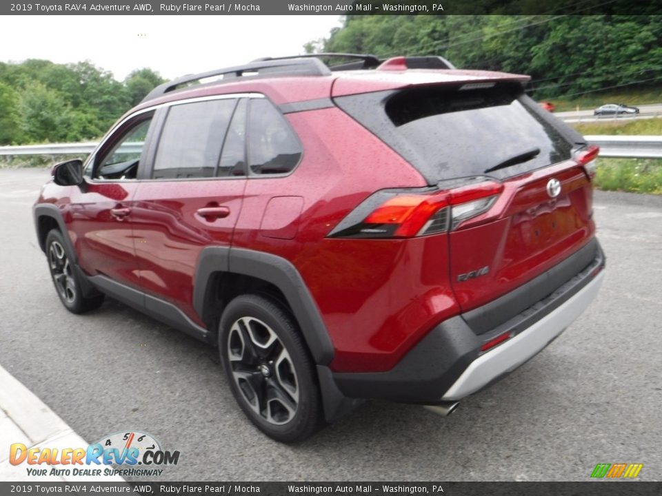 2019 Toyota RAV4 Adventure AWD Ruby Flare Pearl / Mocha Photo #15