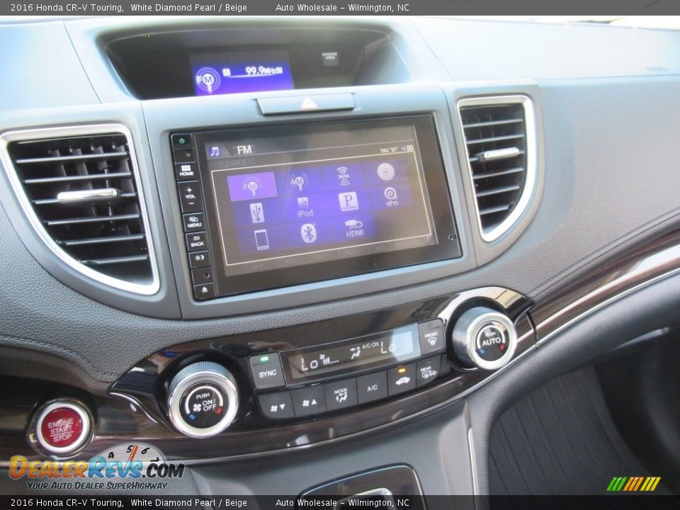 2016 Honda CR-V Touring White Diamond Pearl / Beige Photo #17