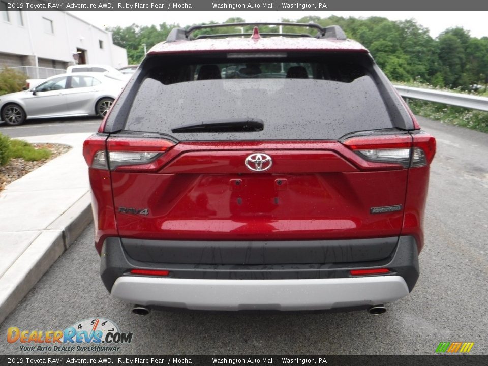 2019 Toyota RAV4 Adventure AWD Ruby Flare Pearl / Mocha Photo #16