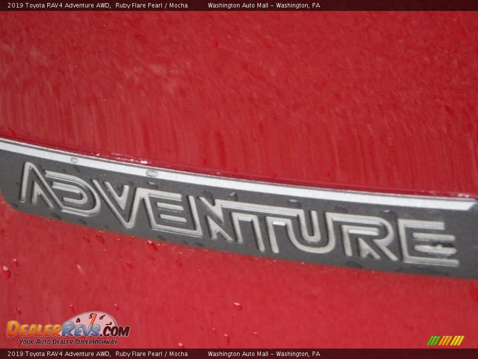 2019 Toyota RAV4 Adventure AWD Ruby Flare Pearl / Mocha Photo #17