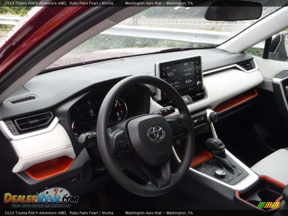 2019 Toyota RAV4 Adventure AWD Ruby Flare Pearl / Mocha Photo #19