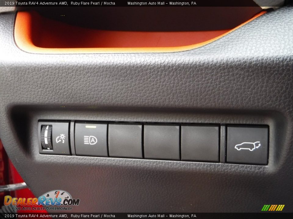 2019 Toyota RAV4 Adventure AWD Ruby Flare Pearl / Mocha Photo #23