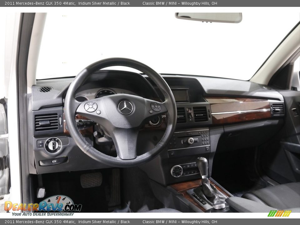 2011 Mercedes-Benz GLK 350 4Matic Iridium Silver Metallic / Black Photo #6