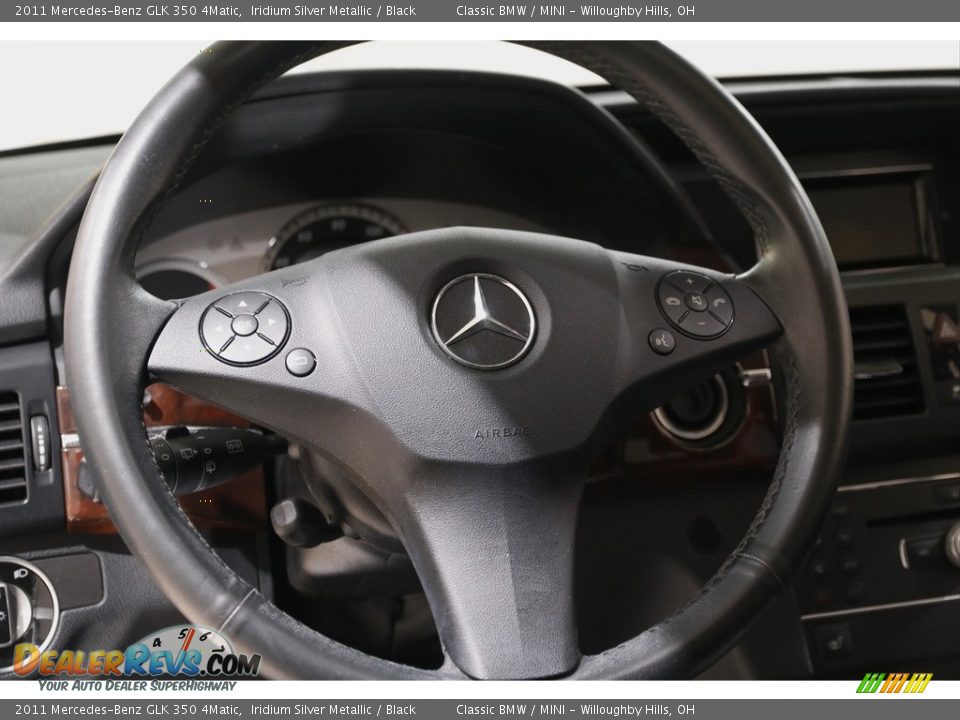2011 Mercedes-Benz GLK 350 4Matic Iridium Silver Metallic / Black Photo #7