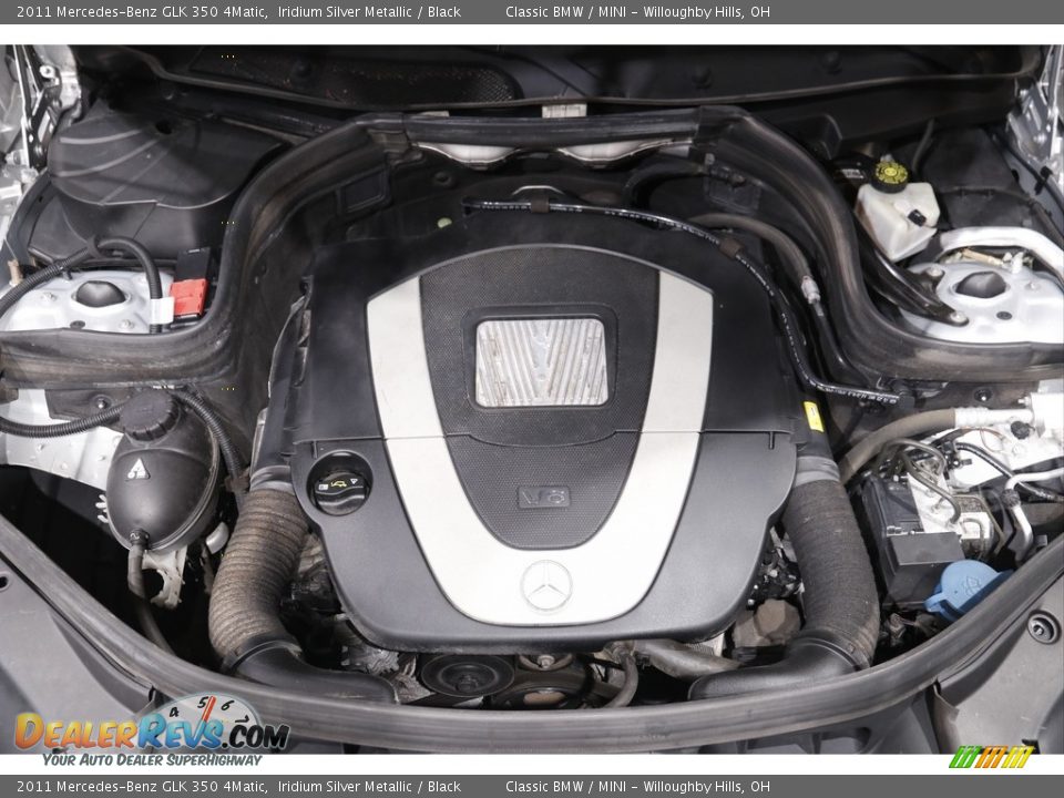 2011 Mercedes-Benz GLK 350 4Matic Iridium Silver Metallic / Black Photo #18