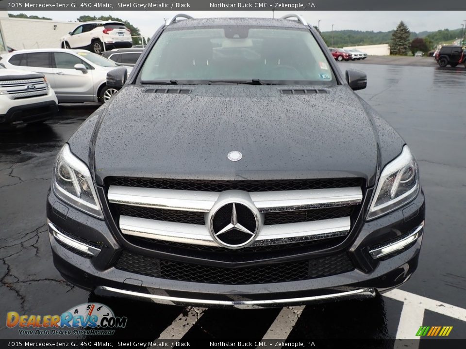 2015 Mercedes-Benz GL 450 4Matic Steel Grey Metallic / Black Photo #3