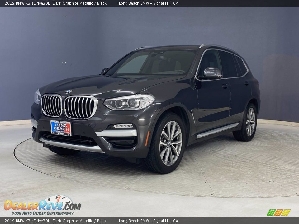 2019 BMW X3 sDrive30i Dark Graphite Metallic / Black Photo #3