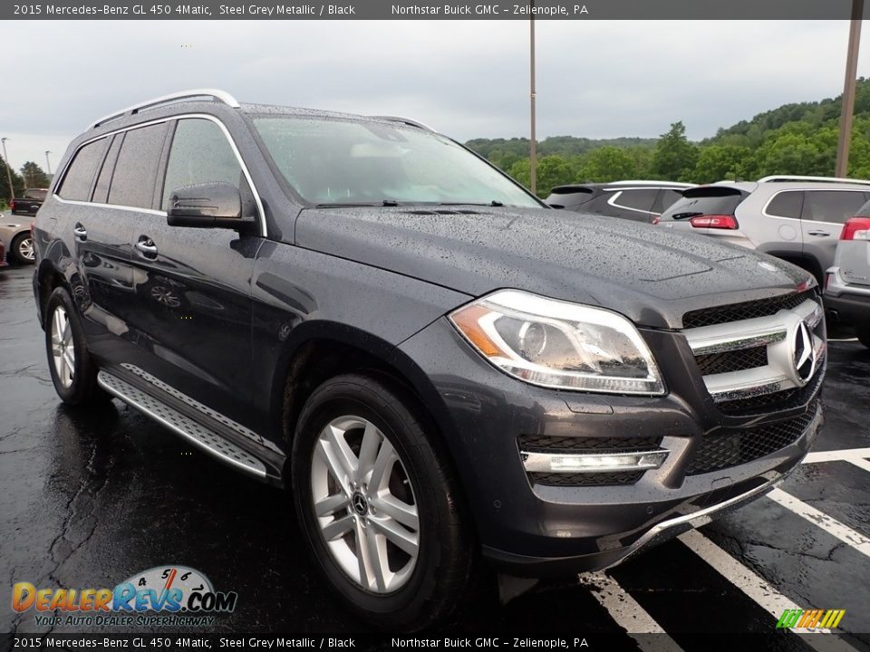 Front 3/4 View of 2015 Mercedes-Benz GL 450 4Matic Photo #4