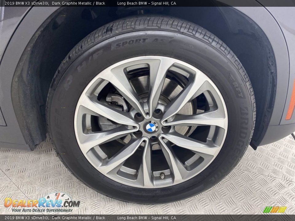 2019 BMW X3 sDrive30i Dark Graphite Metallic / Black Photo #6