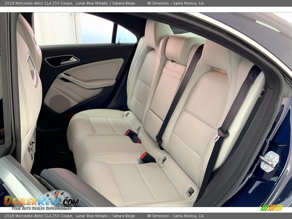 2018 Mercedes-Benz CLA 250 Coupe Lunar Blue Metallic / Sahara Beige Photo #20