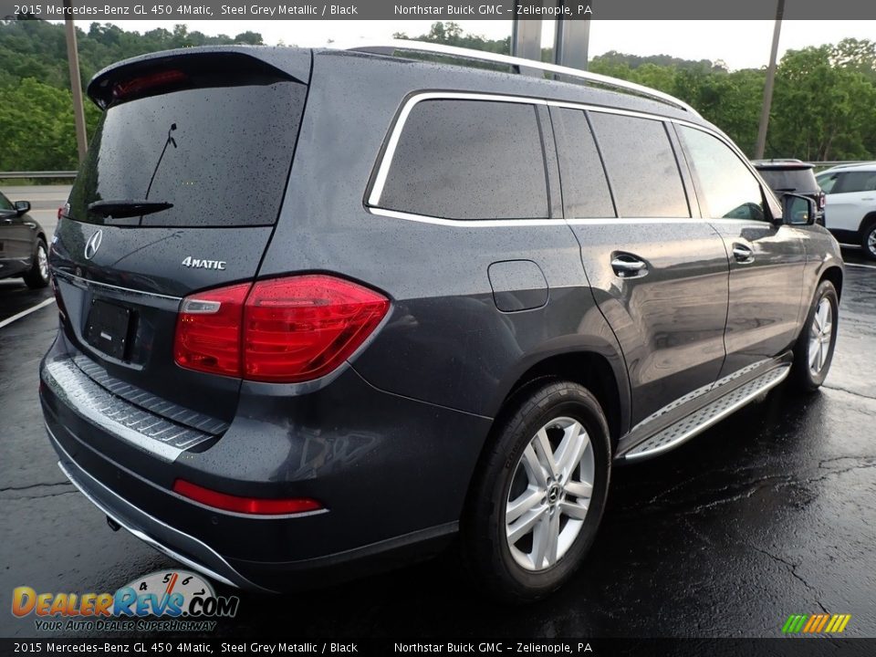 2015 Mercedes-Benz GL 450 4Matic Steel Grey Metallic / Black Photo #8