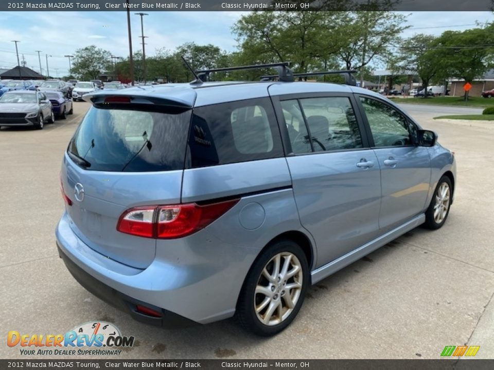 2012 Mazda MAZDA5 Touring Clear Water Blue Metallic / Black Photo #2