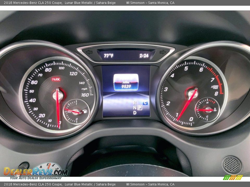 2018 Mercedes-Benz CLA 250 Coupe Lunar Blue Metallic / Sahara Beige Photo #23