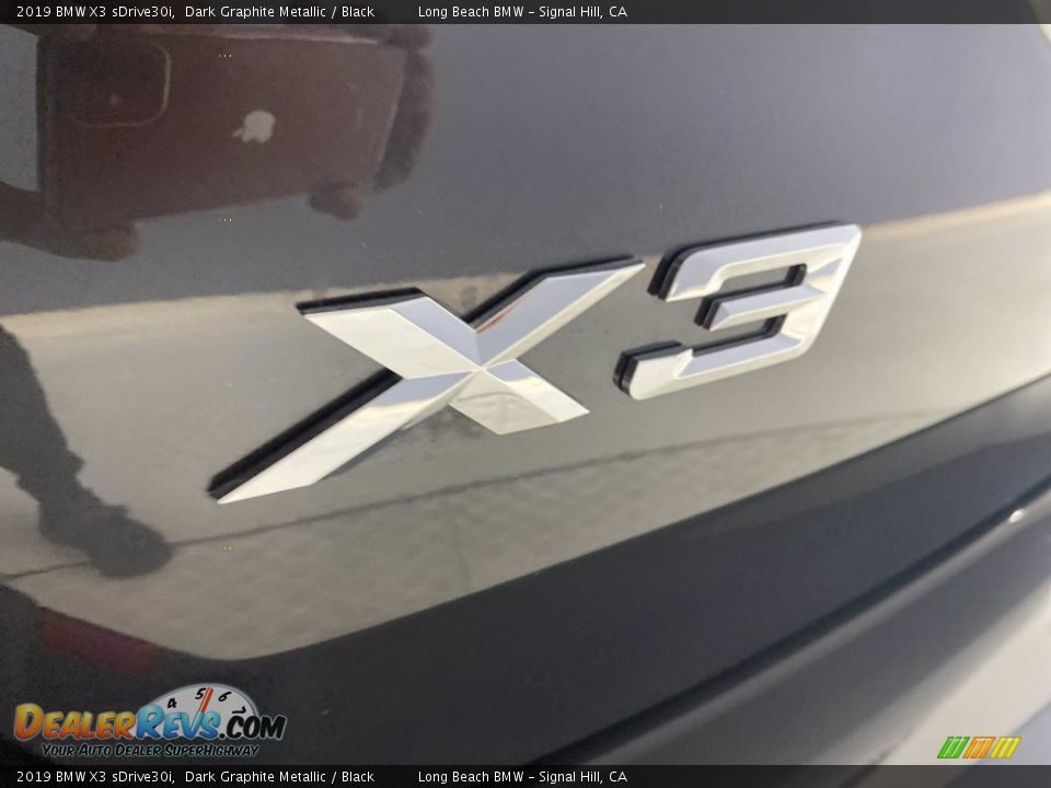 2019 BMW X3 sDrive30i Dark Graphite Metallic / Black Photo #11