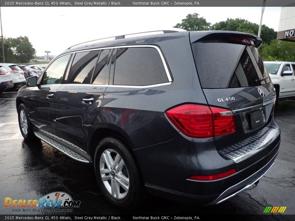 2015 Mercedes-Benz GL 450 4Matic Steel Grey Metallic / Black Photo #12