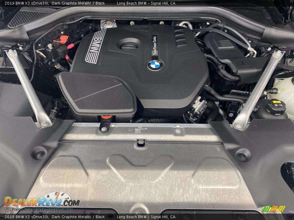 2019 BMW X3 sDrive30i Dark Graphite Metallic / Black Photo #12