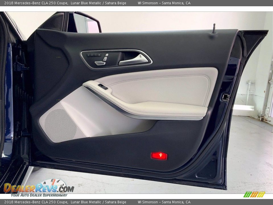 2018 Mercedes-Benz CLA 250 Coupe Lunar Blue Metallic / Sahara Beige Photo #27