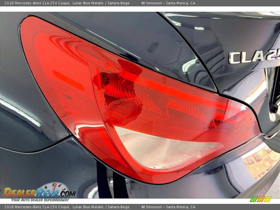 2018 Mercedes-Benz CLA 250 Coupe Lunar Blue Metallic / Sahara Beige Photo #29