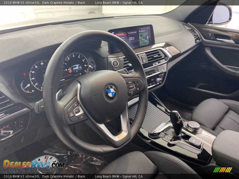 2019 BMW X3 sDrive30i Dark Graphite Metallic / Black Photo #16