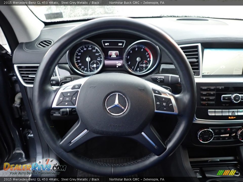 2015 Mercedes-Benz GL 450 4Matic Steel Grey Metallic / Black Photo #23