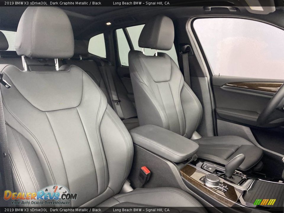 2019 BMW X3 sDrive30i Dark Graphite Metallic / Black Photo #34