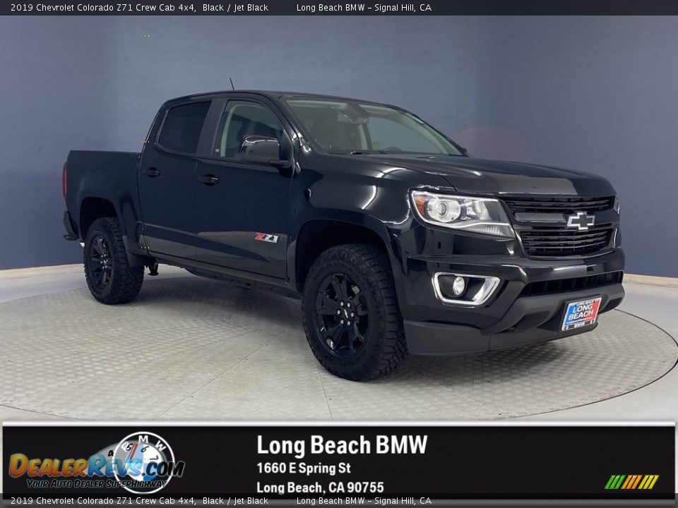 2019 Chevrolet Colorado Z71 Crew Cab 4x4 Black / Jet Black Photo #1