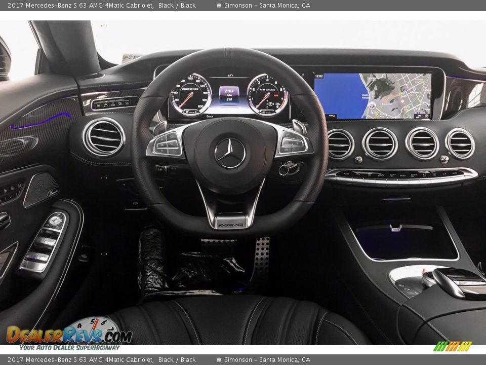 Dashboard of 2017 Mercedes-Benz S 63 AMG 4Matic Cabriolet Photo #4