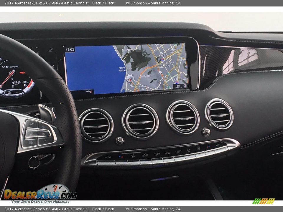 Navigation of 2017 Mercedes-Benz S 63 AMG 4Matic Cabriolet Photo #5