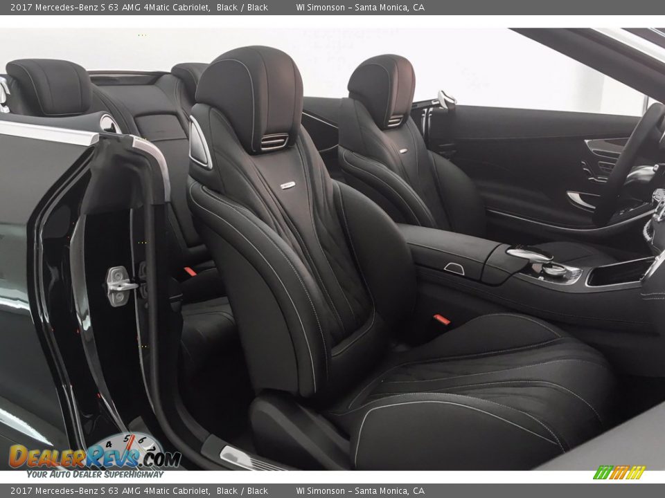 Front Seat of 2017 Mercedes-Benz S 63 AMG 4Matic Cabriolet Photo #6