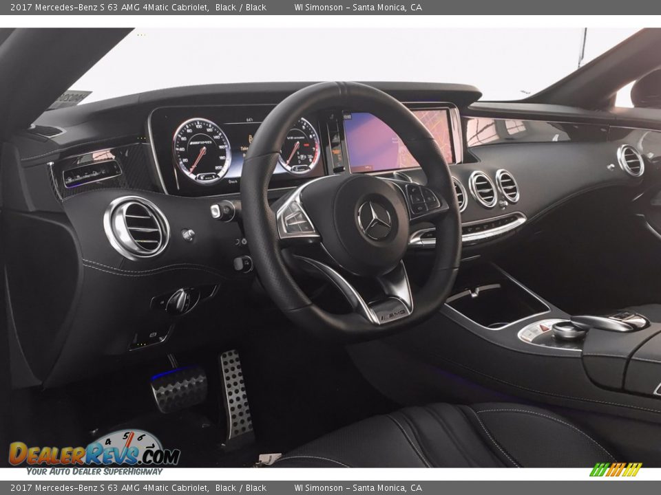 Dashboard of 2017 Mercedes-Benz S 63 AMG 4Matic Cabriolet Photo #20