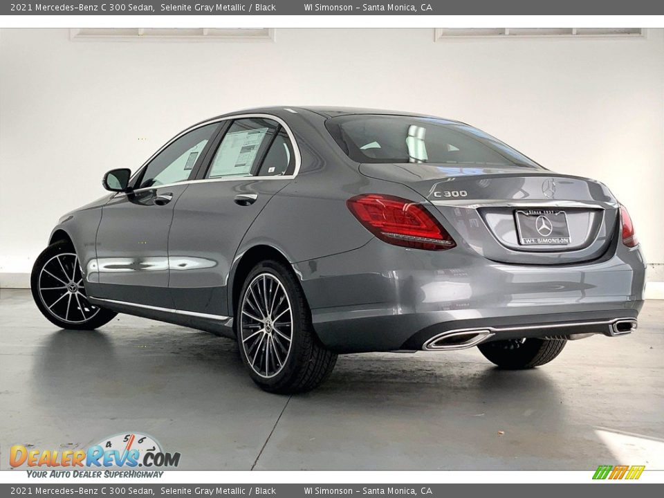 2021 Mercedes-Benz C 300 Sedan Selenite Gray Metallic / Black Photo #2