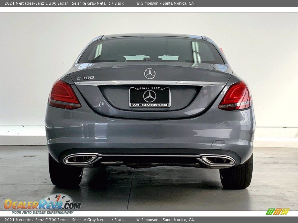 2021 Mercedes-Benz C 300 Sedan Selenite Gray Metallic / Black Photo #3