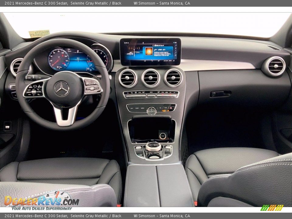 2021 Mercedes-Benz C 300 Sedan Selenite Gray Metallic / Black Photo #6