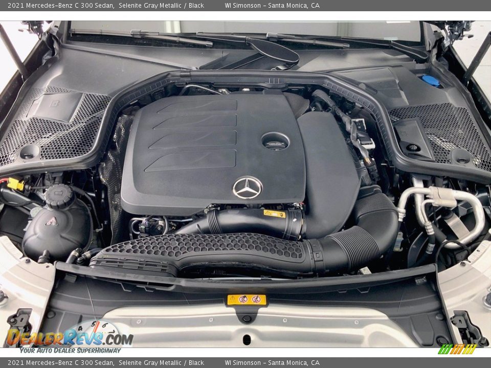 2021 Mercedes-Benz C 300 Sedan Selenite Gray Metallic / Black Photo #9