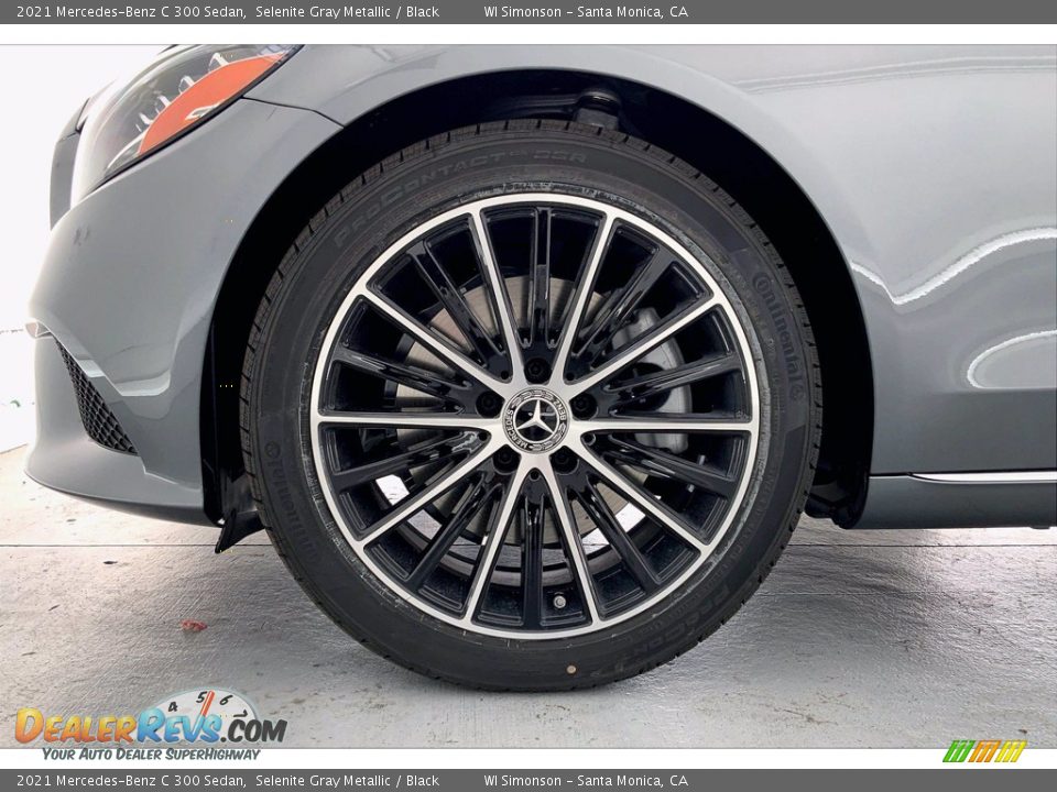 2021 Mercedes-Benz C 300 Sedan Selenite Gray Metallic / Black Photo #10