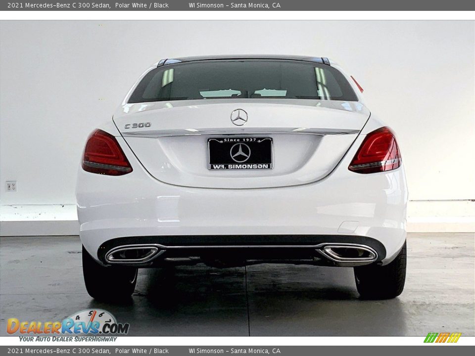 2021 Mercedes-Benz C 300 Sedan Polar White / Black Photo #3