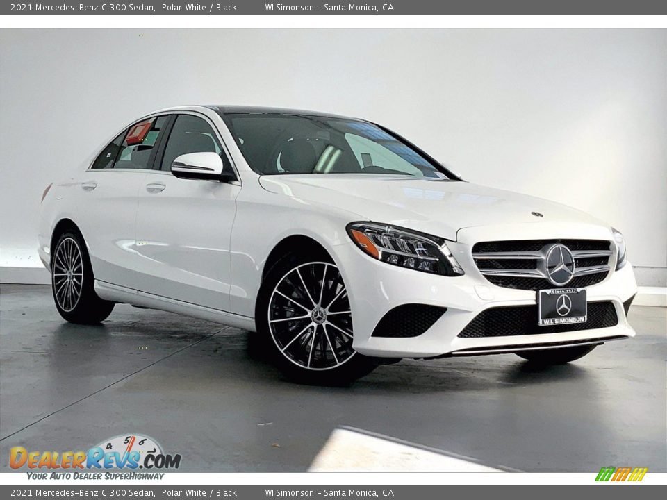 2021 Mercedes-Benz C 300 Sedan Polar White / Black Photo #12