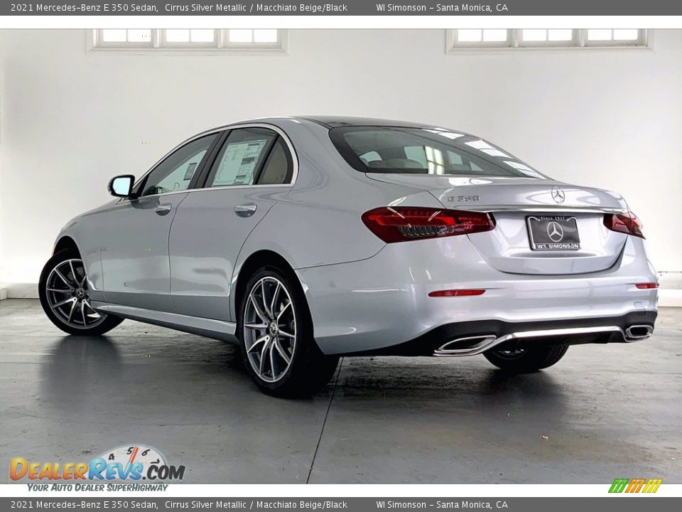 2021 Mercedes-Benz E 350 Sedan Cirrus Silver Metallic / Macchiato Beige/Black Photo #2