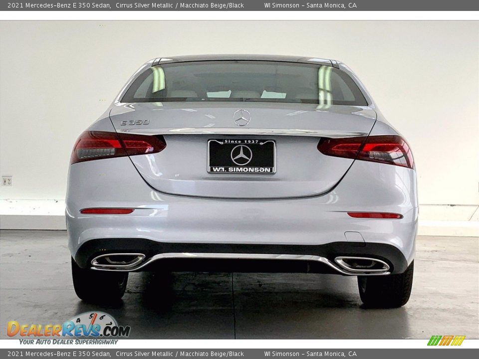 2021 Mercedes-Benz E 350 Sedan Cirrus Silver Metallic / Macchiato Beige/Black Photo #3