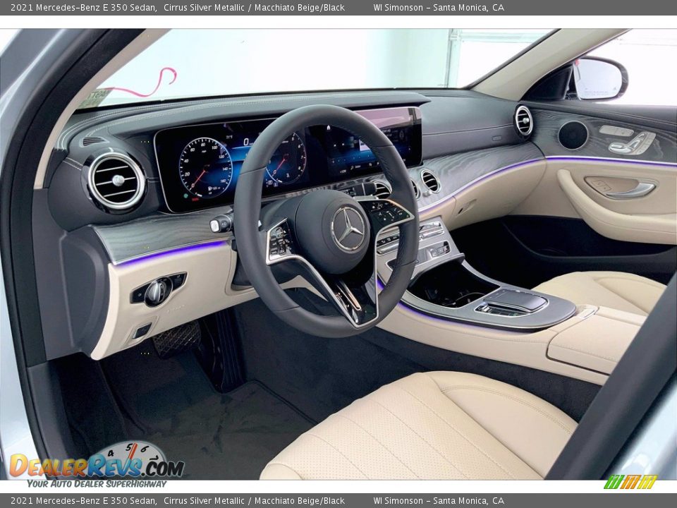 2021 Mercedes-Benz E 350 Sedan Cirrus Silver Metallic / Macchiato Beige/Black Photo #4